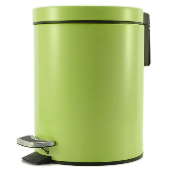 SOGA Foot Pedal Stainless Steel Rubbish Recycling Garbage Waste Trash Bin Round 12L Green, Home & Living, Kitchen & Dining, Kitchen Storage, Kitchen Bins, ,  - AU DEPOT 1