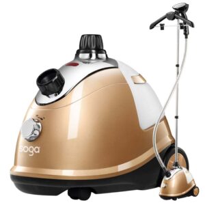 SOGA Garment Steamer Portable Cleaner Steam Iron Gold Irons Steam Stations GarmentRoundGold AU DEPOT Irons & Steam Stations - AU DEPOT