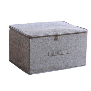 SOGA Grey Large Portable Double Zipper Storage Box Moisture Proof Clothes Basket Foldable Home Organiser SBox022 AU DEPOT - AU DEPOT