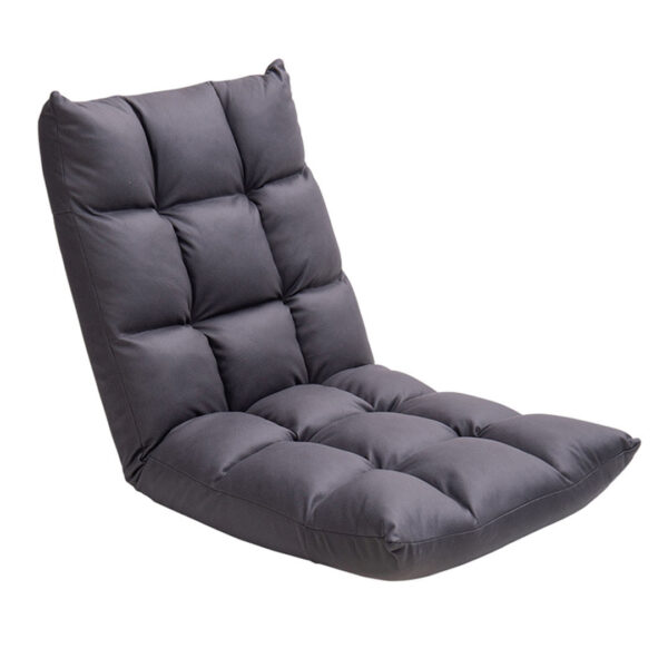 SOGA Grey Lounge Floor Recliner Adjustable Gaming Sofa Bed Foldable Indoor Outdoor Backrest Seat Home Office Decor, Furniture, Living Room Furniture, Occasional Chairs, , ,  - AU DEPOT 1