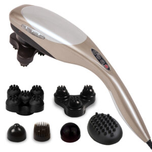 SOGA Hand Held Full Body Massager with 6 attachments Back Pain Therapy, health & beauty, personal care, massagers, , ,  - AU DEPOT 1