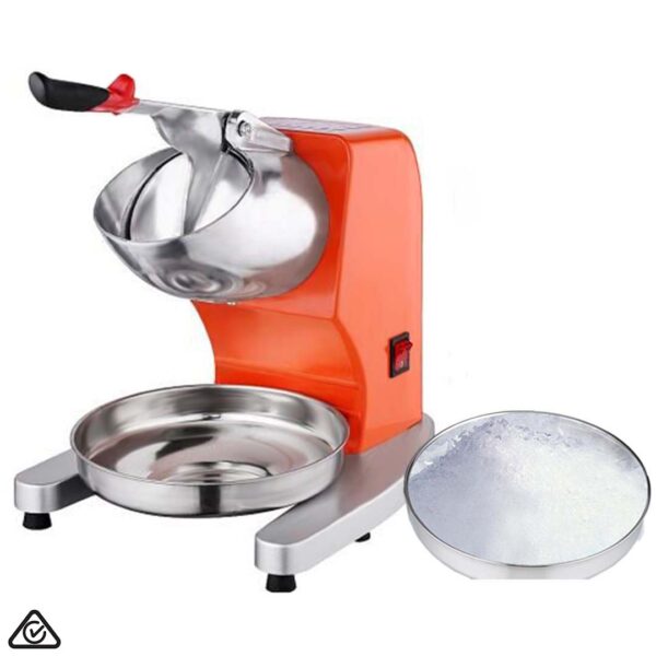 SOGA Ice Shaver Electric Stainless Steel Ice Crusher Slicer Machine Commercial Orange, Electronics & Appliances, Appliances, Small Kitchen Appliances, Specialty Appliances, Ice Maker,  - AU DEPOT 1