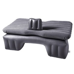 SOGA Inflatable Car Mattress Portable Travel Camping Air Bed Rest Sleeping Bed Grey Interior Accessories CarMatGrey AU DEPOT Interior Accessories - AU DEPOT