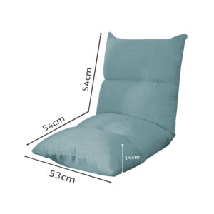 SOGA Lounge Floor Recliner Adjustable Lazy Sofa Bed Folding Game Chair Mint Green, Furniture, Living Room Furniture, Occasional Chairs, , ,  - AU DEPOT 2