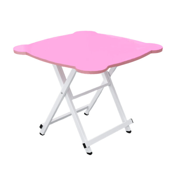 SOGA Pink Minimalist Cat Ear Folding Table Indoor Outdoor Portable Stall Desk Home Decor, Furniture, Living Room Furniture, Tables, , ,  - AU DEPOT 1