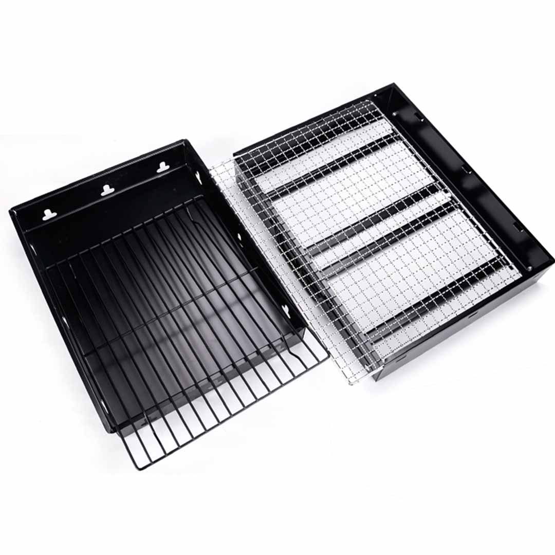 SOGA Portable Mini Folding Thick Box-type Charcoal Grill for Outdoor BBQ Camping, Sports & Outdoors, Camping & Hiking, Gas & Fuel Appliances, Portable Stoves, ,  - AU DEPOT 4