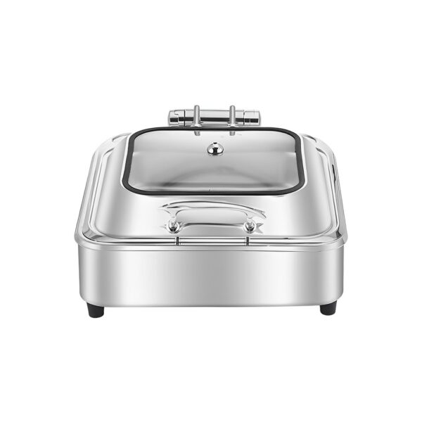 SOGA Stainless Steel Square Chafing Dish Tray Buffet Cater Food Warmer Chafer with Top Lid, Home & Living, Kitchen & Dining, Barware, Spirit Dispensers, ,  - AU DEPOT 1