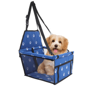 SOGA Waterproof Pet Booster Car Seat Breathable Mesh Safety Travel Portable Dog Carrier Bag Blue, Pet Supplies, Dogs, Carriers & Travel Products, , ,  - AU DEPOT 1