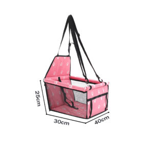 SOGA Waterproof Pet Booster Car Seat Breathable Mesh Safety Travel Portable Dog Carrier Bag Pink, Pet Supplies, Dogs, Carriers & Travel Products, , ,  - AU DEPOT 2