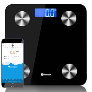 SOGA Wireless Bluetooth Digital Body Fat Scale Bathroom Health Analyser Weight Black Bathroom Scales BodyFatScaleBluetoothBlack AU DEPOT Bathroom Scales - AU DEPOT