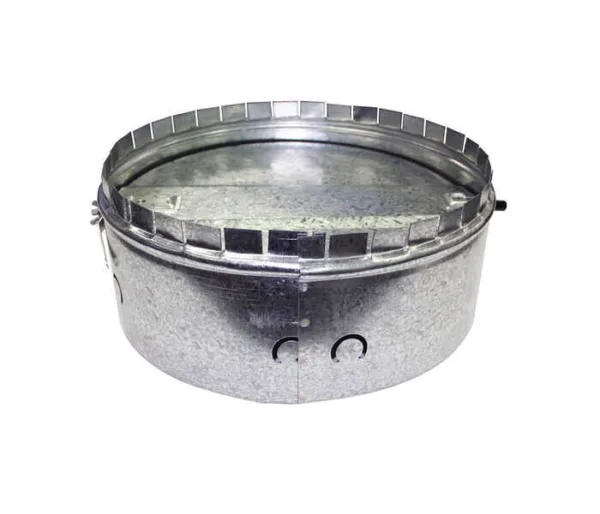 STARTER COLLAR METAL W/D 400 - SCMD400 - Starter Collars with Inline Damper - Starters & Joiners - Fittings - Components