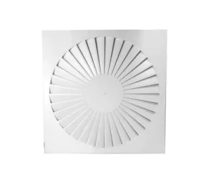 SWIRL DIFFUSER 595X595 ALD595F Lay In Swirl Aluminium Diffusers Commercial Grilles Grilles Diffusers Components AU DEPOT - AU DEPOT