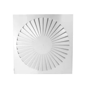 SWIRL DIFFUSER 595X595 - SWDA595 - Lay-In Swirl Aluminium Diffusers - Commercial Grilles - Grilles & Diffusers - Components