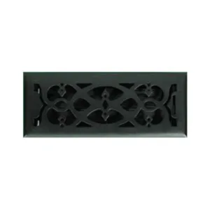 VICTORIAN FLR REG 300X100 MATT BLACK - FGH3010MB - Heritage - Metal Floor Registers - Grilles & Diffusers - Components