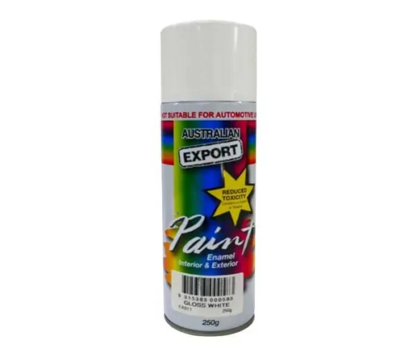 WHITE GLOSS 250G - EX011 - Spray Paint - Sealants & Sprays - Unit Installation - Components