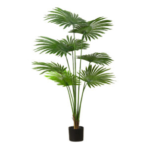 SOGA 150cm Artificial Natural Green Fan Palm Tree Fake Tropical Indoor Plant Home Office Decor, Home & Living, Home Decor, Artificial Plants, , ,  - AU DEPOT 1