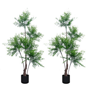 SOGA 2X 180cm Nandina Heavenly Bamboo Tree Artificial Plant Home Accent Decor APlantNTZ180X2 AU DEPOT - AU DEPOT