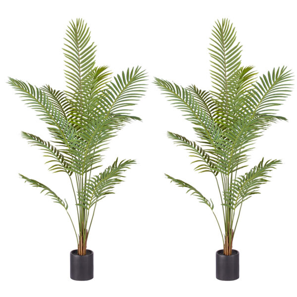 SOGA 2X 210cm Green Artificial Indoor Rogue Areca Palm Tree Fake Tropical Plant Home Office Decor, Home & Living, Home Decor, Artificial Plants, , ,  - AU DEPOT 1