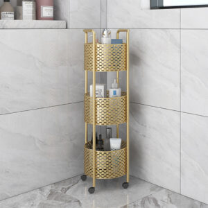 SOGA 2X 3 Tier Bathroom Shelf Multifunctional Storage Display Rack Organiser with wheels, Home, Bathroom, Bathroom Accessories, Bathroom Storage, ,  - AU DEPOT 3