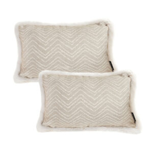 SOGA 2X 30cm Wabi sabi Cushion Herringbone Lumbar Throw Pillow FrenchCushion265X2 AU DEPOT - AU DEPOT