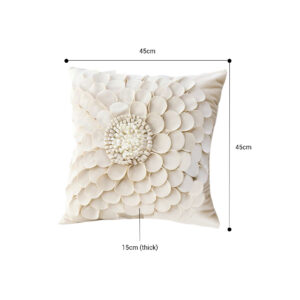 SOGA 2X 45cm Pillow Sunflower Cover 100% Cotton Covers Linen Case Cushion Throw Pillow, Furniture, Living Room Furniture, Occasional Chairs, , ,  - AU DEPOT 2