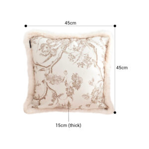 SOGA 2X 50cm Light Luxury French Style Printed Plush Pillow Set Throw Pillow, Furniture, Living Room Furniture, Occasional Chairs, , ,  - AU DEPOT 2