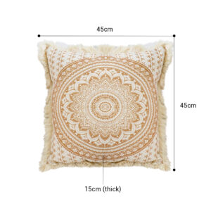 SOGA 2X 50cm Pillow Cover Moon Decor Cotton Decorative Throw Pillow, Furniture, Living Room Furniture, Occasional Chairs, , ,  - AU DEPOT 2