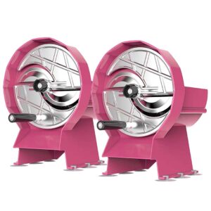 SOGA 2X Commercial Manual Vegetable Fruit Slicer Kitchen Cutter Machine Pink, Home & Living, Kitchen & Dining, Kitchen Tools & Utensils, Graters, Peelers & Slicers, ,  - AU DEPOT 1