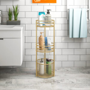 SOGA 3 Tier Bathroom Freestanding Storage Shelf Multifunctional Display Rack Organiser with Basket, Home, Bathroom, Bathroom Accessories, Bathroom Storage, ,  - AU DEPOT 3