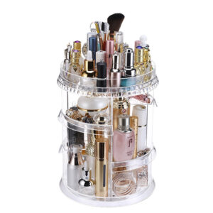 SOGA 360 Degree Rotating Makeup Organiser Cosmetics Holder Display Stand Skincare Home Decor, Home, Bathroom, Bathroom Accessories, Bathroom Storage, ,  - AU DEPOT 1