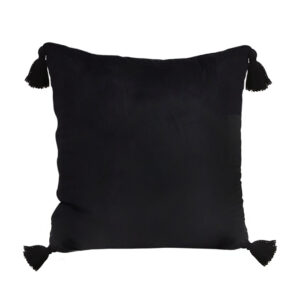 SOGA 45X Black Vintage Butterfly Pillow Tassel Velvet Square Throw Pillow FrenchCushion242 AU DEPOT - AU DEPOT