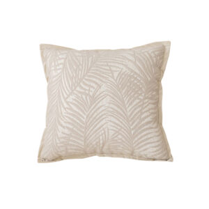 SOGA 45cm Elegant Palm Leaf Texture Jacquard Square Throw Pillow FrenchCushion233 AU DEPOT - AU DEPOT