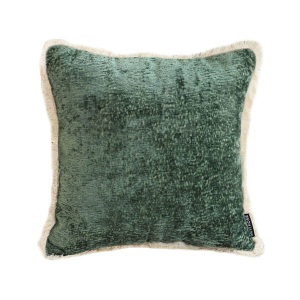 SOGA 45cm Jade Green Home aesthetic chenille texture tassel square Throw Pillow, Furniture, Living Room Furniture, Occasional Chairs, , ,  - AU DEPOT 1