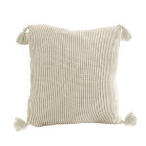 SOGA 45cm Khaki Wabi Sabi Thickened Cotton Tassel Square Throw Pillow FrenchCushion262 AU DEPOT - AU DEPOT