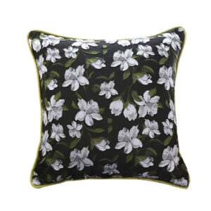 SOGA 45cm Subtle Foliage Green Pillow Subtle Orchid Blossom Square Throw Pillow FrenchCushion256 AU DEPOT - AU DEPOT