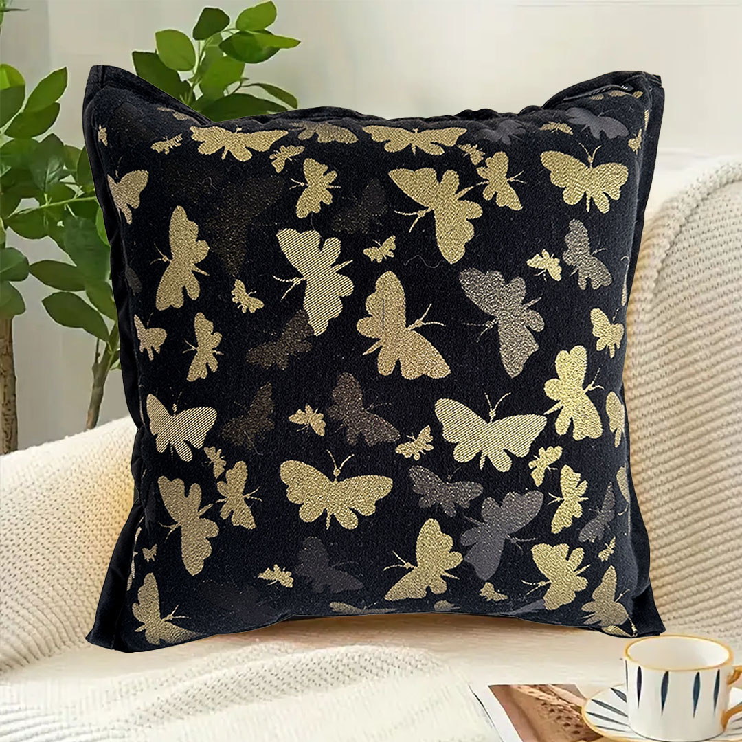 SOGA 45cm Vintage Butterfly with Covers Case Decorative Decor Monarch Floral Throw Pillow, Furniture, Living Room Furniture, Occasional Chairs, , ,  - AU DEPOT 2