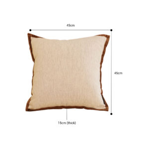 SOGA 50cm Vintage Cover Square Decorative Beautiful with Polyester Made Throw Pillow, Furniture, Living Room Furniture, Occasional Chairs, , ,  - AU DEPOT 2