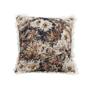 SOGA 50cm Vintage Oil Painting Color Raised Embroidery Empress Flower Throw Pillow, Furniture, Living Room Furniture, Occasional Chairs, , ,  - AU DEPOT 1