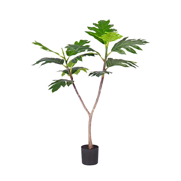 SOGA 90cm Artificial Natural Green Split-Leaf Philodendron Tree Fake Tropical Indoor Plant Home Office Decor, Home & Living, Home Decor, Artificial Plants, , ,  - AU DEPOT 1