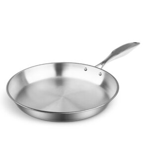 SOGA Stainless Steel Fry Pan 24cm Frying Pan Top Grade Induction Cooking FryPan frying pans FryPanSS2862A24CM AU DEPOT frying pans - AU DEPOT