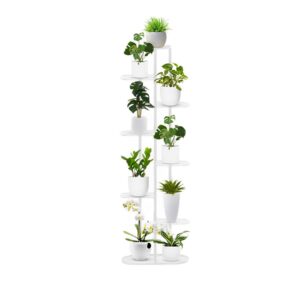 SOGA 8 Tier 9 Pots White Metal Plant Rack Flowerpot Storage Display Stand Holder Home Garden Decor FPotH36 AU DEPOT - AU DEPOT