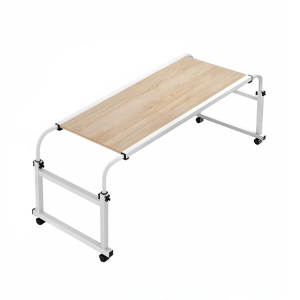 SOGA 120x45cm Wood Cross Bed Movable Desk Table w/ Adjustble Length & Height, Furniture, Living Room Furniture, Tables, , ,  - AU DEPOT 1