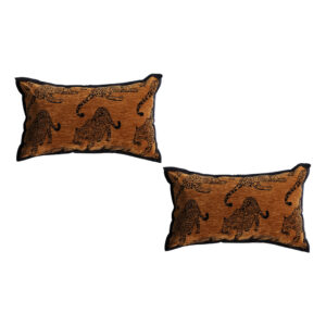 SOGA 2X 30cm Throw Pillow Dark Brown Leopard Lumbar Decorative Cushion for Living Room, , , , , ,  - AU DEPOT 1