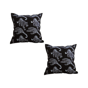 SOGA 2X 45cm Throw Pillow Black Leopard Light Luxury Decorative Cushion for Living Room, Furniture, Living Room Furniture, Occasional Chairs, , ,  - AU DEPOT 1