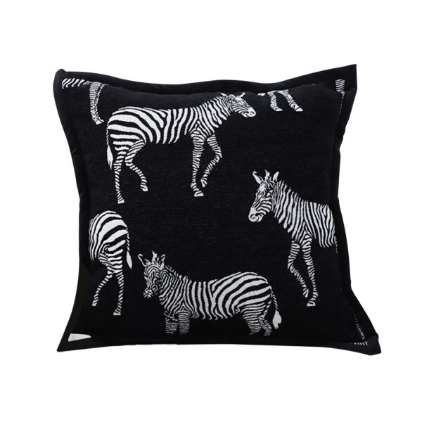 SOGA 45cm Black Light Luxury Zebra Cushion Decorative Square Pillow Living Room Home Decor, Furniture, Living Room Furniture, Occasional Chairs, , ,  - AU DEPOT 1