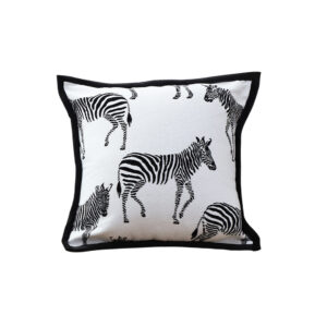 SOGA 45cm Black and White Light Luxury Zebra Cushion Decorative Square Pillow Living Room, Furniture, Living Room Furniture, Occasional Chairs, , ,  - AU DEPOT 1