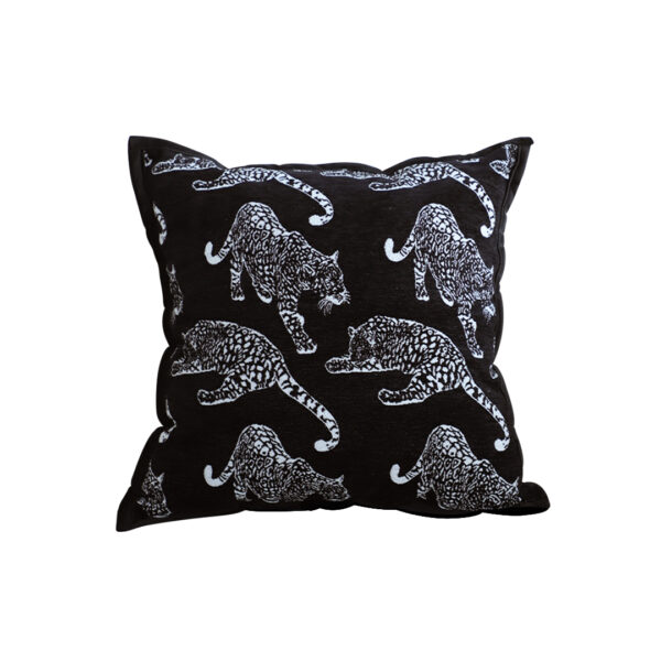 SOGA 45cm Throw Pillow Black Leopard Light Luxury Decorative Cushion for Living Room, Furniture, Living Room Furniture, Occasional Chairs, , ,  - AU DEPOT 1