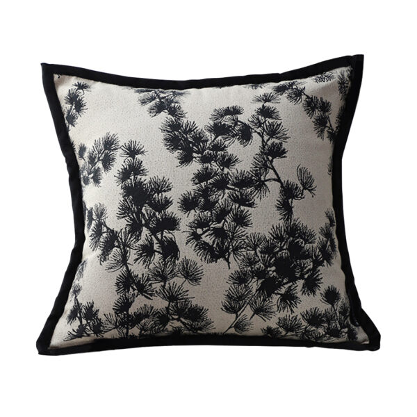 SOGA 45cm Throw Pillow Black and White Wide Border Square Pillow Stylish Decorative Cushion Living Room, Furniture, Living Room Furniture, Occasional Chairs, , ,  - AU DEPOT 1