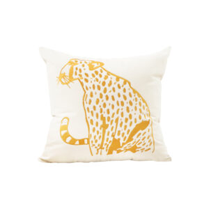 SOGA 45cm Throw Pillow White Light Luxury with Golden Leopard Design Decorative Square Cushion Home Decor, Furniture, Living Room Furniture, Occasional Chairs, , ,  - AU DEPOT 1