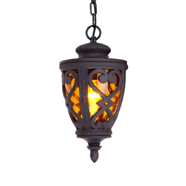 Vintage Lamp 48cm Aluminum Glass Lantern Chandelier for Home Decor, home & living > outdoor living > barbecues > barbecues > freestanding, , , , ,  - AU DEPOT 1